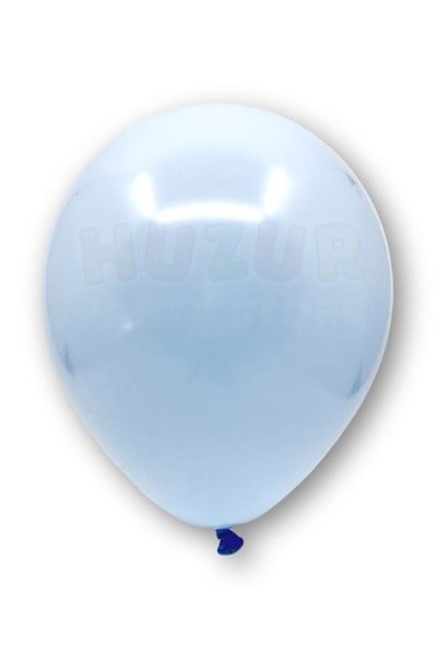 Mavi Makaron Balon 10 Adet 30 Cm Pastel Rengi Parti Balonu Soft Renk Doğum Günü Partisi Konsepti Süs