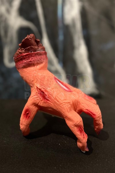 Müzikli Sesli Yürüyen El Hareketli Wednesday Şey Kesik El Halloween Cadılar Bayramı Süsü Dekoru