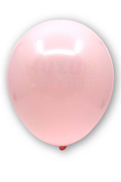 Pembe Makaron Balon 10 Adet 30 Cm Pastel Rengi Parti Balonu Soft Renk Doğum Günü Partisi Konsepti