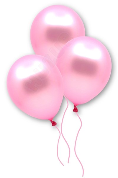 Pembe Renkli Metalik Balon 10 Adet 30 Cm Lateks Doğum Günü Cinsiyet Partisi Temalı Konsepti Balonu