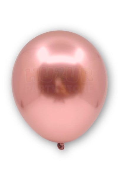 Rose Gold Renkli Krom Balon 10 Adet 30 Cm Bekarlığa Veda Partisi Bride To Be Doğum Günü Balonu Süs