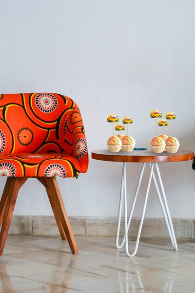Safari Karakterli Temalı Kürdan 10 Adet 9 Cm Cupcuke Muffin Kürdanı Orman Hayvanları Konsepti