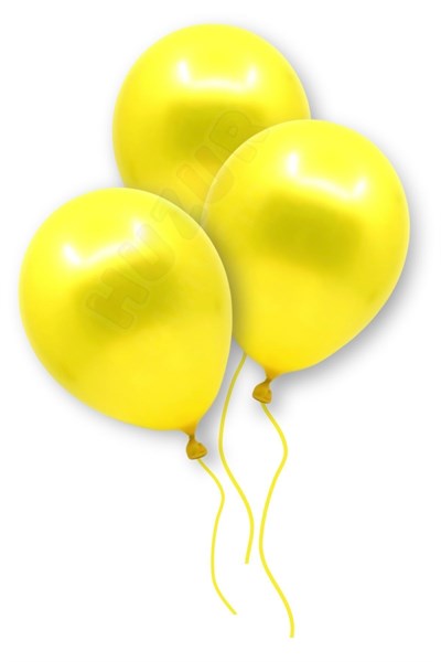 Sarı Renkli Metalik Balon 10 Adet 30 Cm Lateks Parti Konsept Temalı Safari Düz Doğum Günü Balonu
