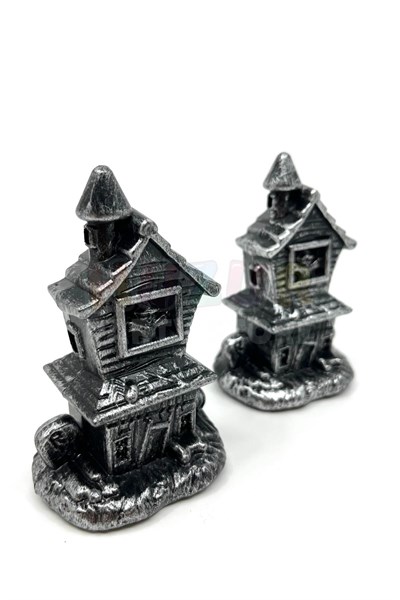 Şato Tealight Mezar Taşı Balkabağı Detaylı Sarı Işıklı Pilli Mum Halloween Cadılar Bayramı 2 Adet