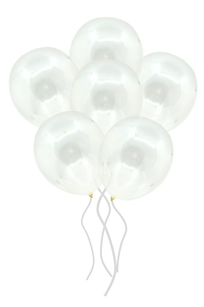 Şeffaf Balon 50 Adet 30 Cm Içi Gözüken Içine Balon Pulu Konfetisi Koyulan Doğum Günü Parti Balonu