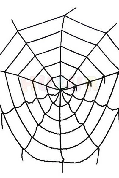 Siyah Örümcek Ağı 1.5 X 1.5 Metre Halloween Partisi Cadılar Bayramı Şaka Ürünü Mekan Süsleme Süsü