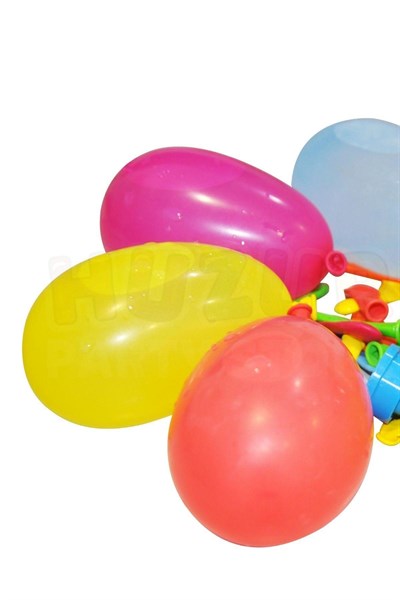 Su Balonu 10 Adet 10 Cm Renk Renk Su Topu Su Savaşı Balonu Balon Bombası Küçük Su Doldurulan Balon