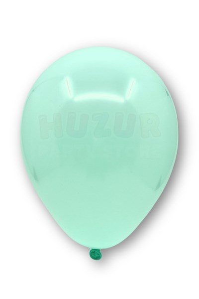 Su Yeşili Makaron Balon 50 Adet 30 Cm Pastel Rengi Parti Balonu Soft Renk Doğum Günü Partisi Konsept