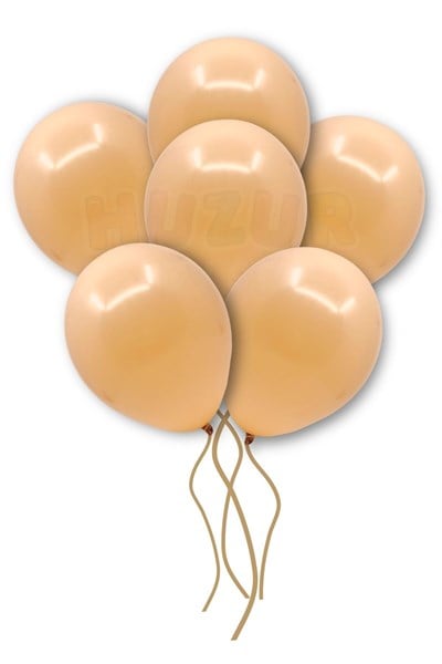 Ten Rengi Balon 10 Adet 30 Cm Pastel Renkli Parti Balonu Doğum Günü Partisi Konsept Temalı Balon