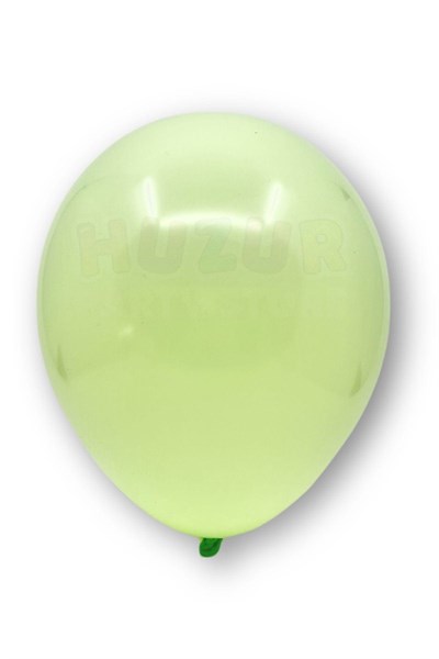 Yeşil Makaron Balon 10 Adet 30 Cm Pastel Rengi Parti Balonu Soft Renk Doğum Günü Partisi Konsepti