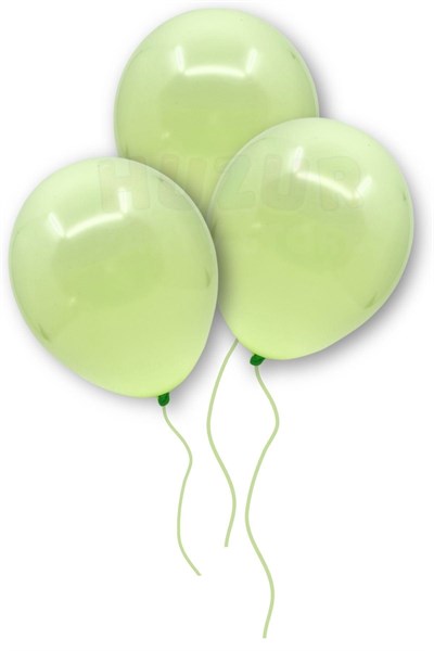 Yeşil Makaron Balon 10 Adet 30 Cm Pastel Rengi Parti Balonu Soft Renk Doğum Günü Partisi Konsepti