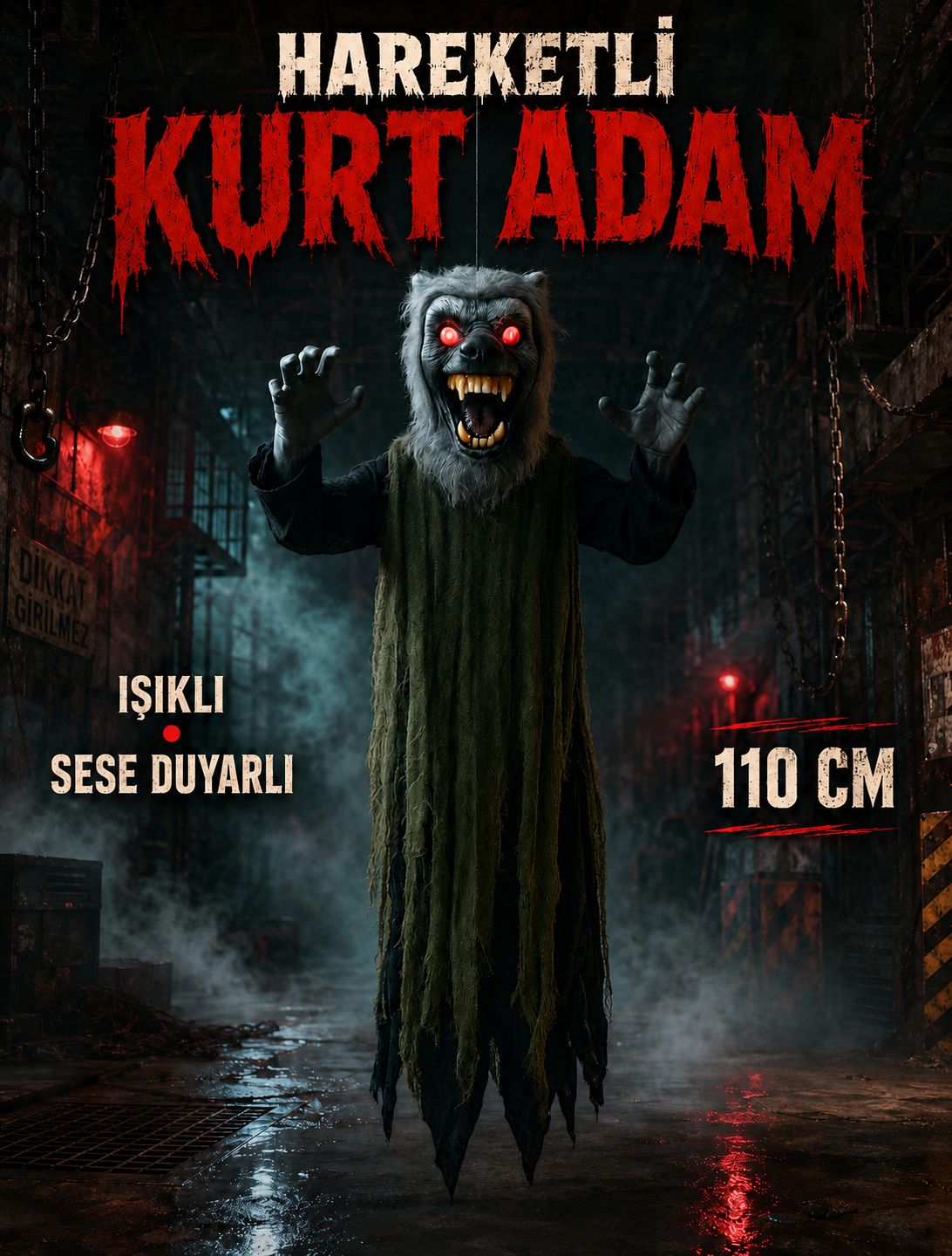 Hareketli Kurt Adam Dekor