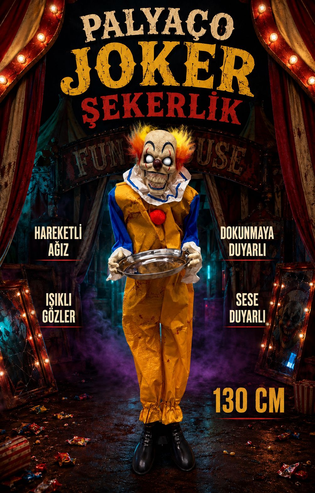 Palyaço Joker Şekerlik