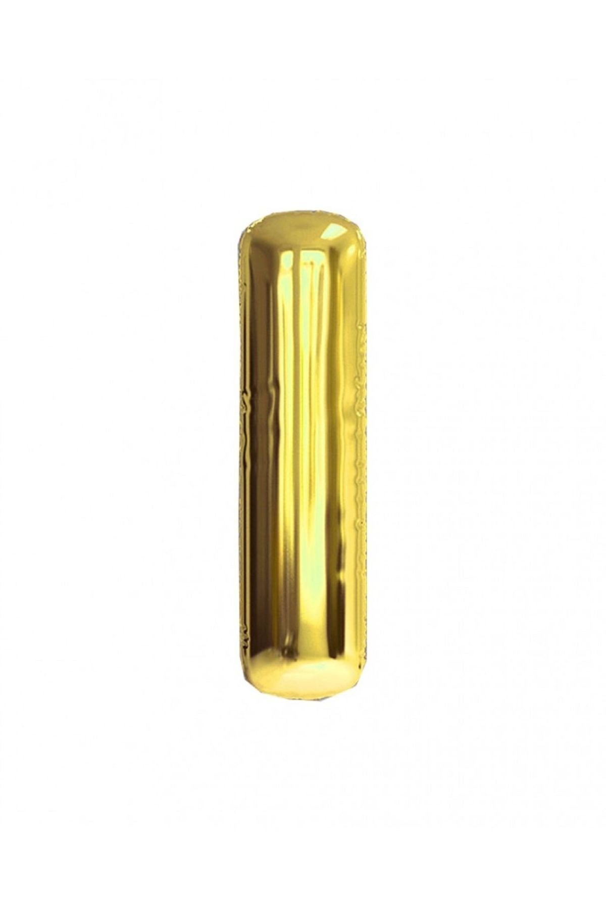 75 Cm Gold Orta Boy Sarı Folyo Balon 34 Inç Altın I Harfi