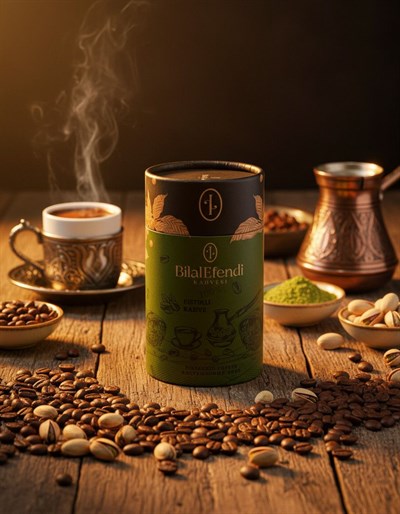Bilal Efendi - Fıstıklı Kahve 250g - Kutu 12 Paket
