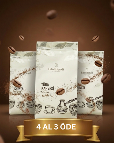 Bilal Efendi Türk Kahvesi 100g 4 Al 3 Öde