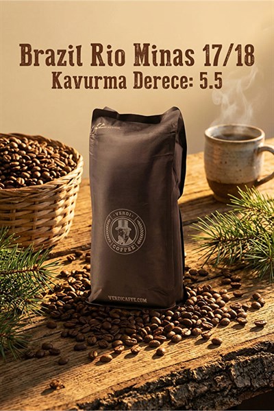 Brazil Rio Minas Filtre Kahve Çekirdeği 1 Kg – Orta Kavrum (5.5) %100 Arabica