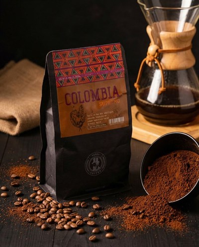 Colombia Supremo Filter Coffee Beans 250 Gr – Medium Roast %100 Arabica