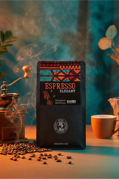 Espresso Elegant Coffee Beans 250 Gr – Dark Roast %100 Arabica