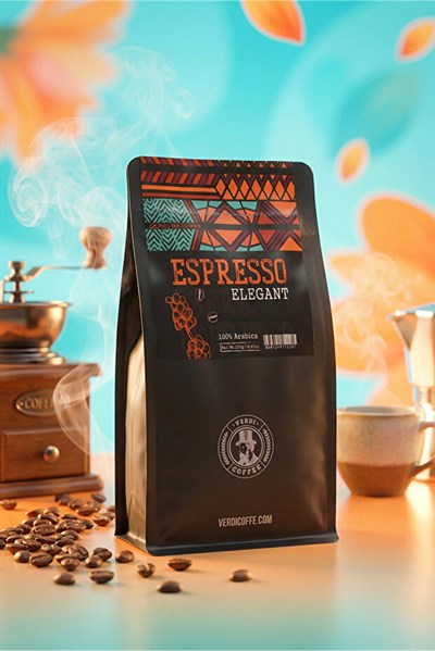 Espresso Elegant Coffee Beans 250 Gr – Dark Roast %100 Arabica