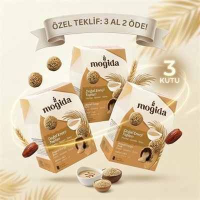 Mogida Sugar-Free Natural Date Energy Balls – 150g Box (10 Pieces) Buy 2 Get 3