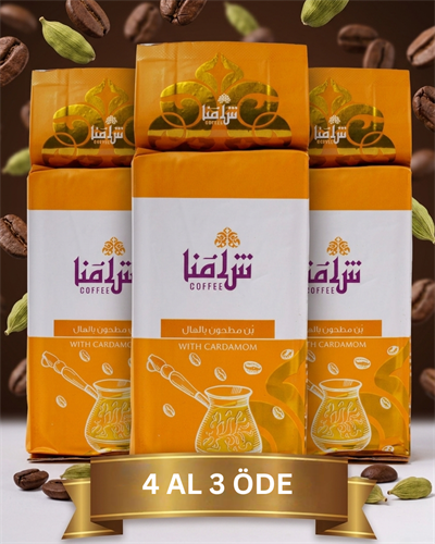 Şamna Kakuleli Kahve 200g 4 Al 3 Öde