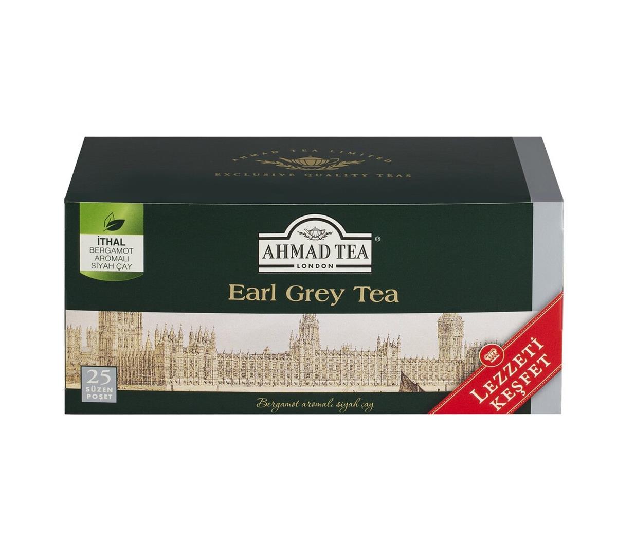 AHMED TEA EARLY GREY 25-3.2GR POSET