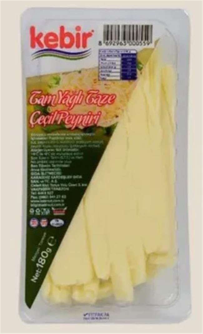 KEBIR TAM YAĞLI CECIL PEYNİRİ 180 GR