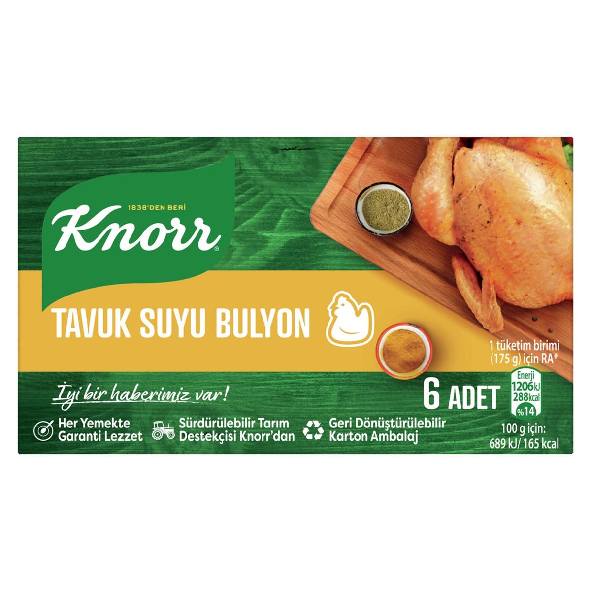 KNORR TAVUK BULYON 6'LI