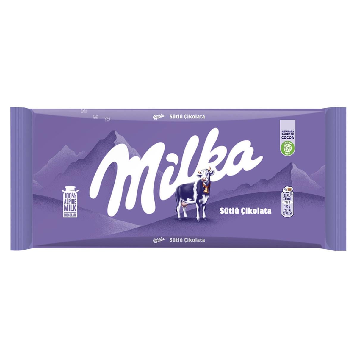 MILKA SUTLU CIKOLATA TABLET  80GR