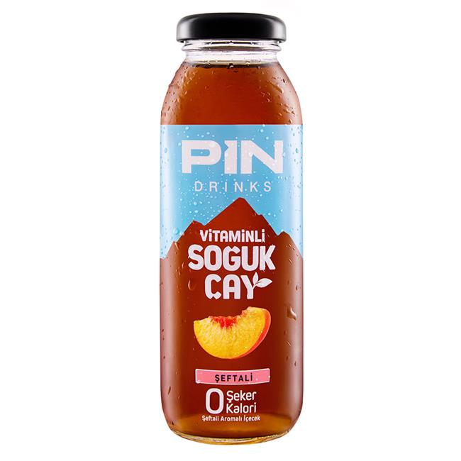 PIN BEYAZ SEFTALILI CAM 250ML