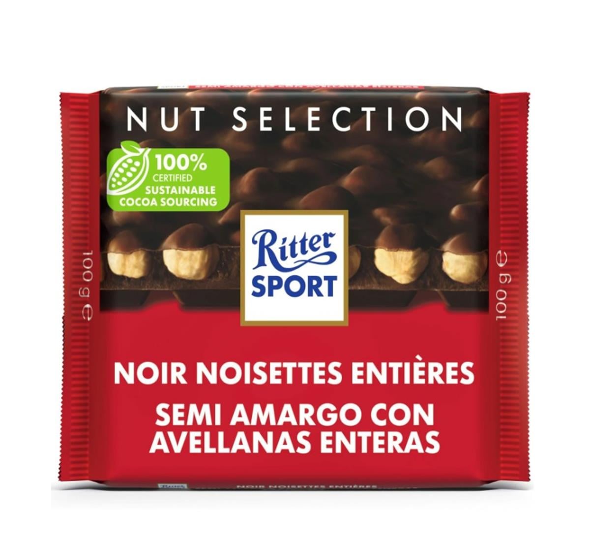RITTER SPORT BUTUN FINDIKLI BITTER CIKOLATA 100 GR