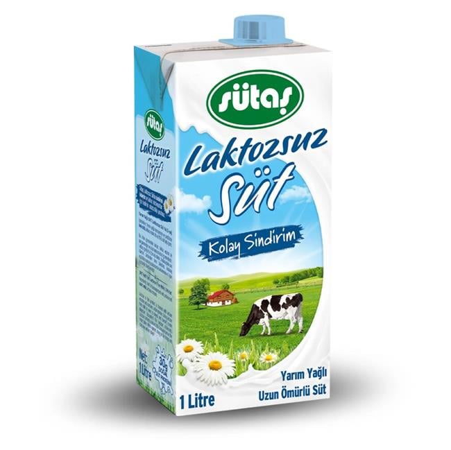 SUTAS SUT LAKTOZSUZ  1 LT