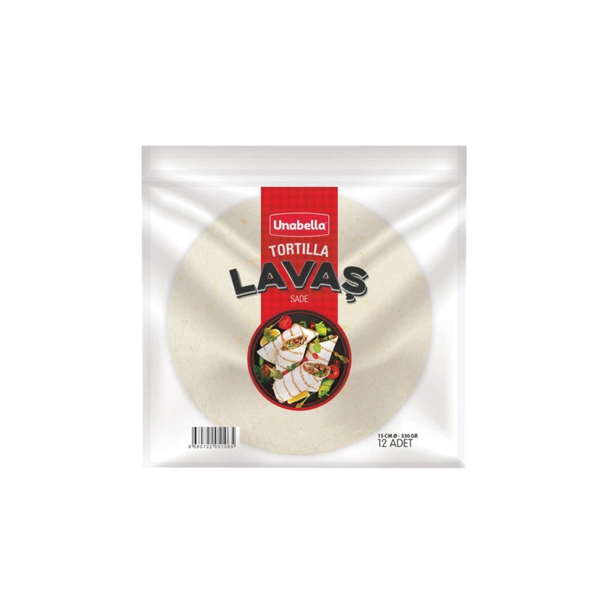 UNABELLA TORTILLA LAVAS  EKMEGI 330 GR