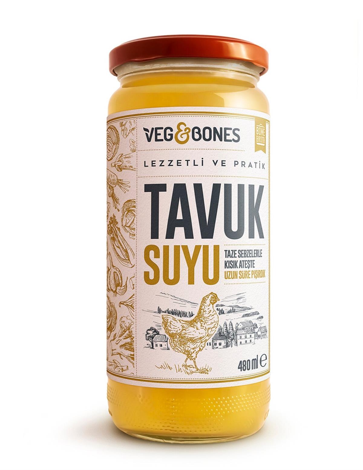 VEG&BONES TAVUK SUYU