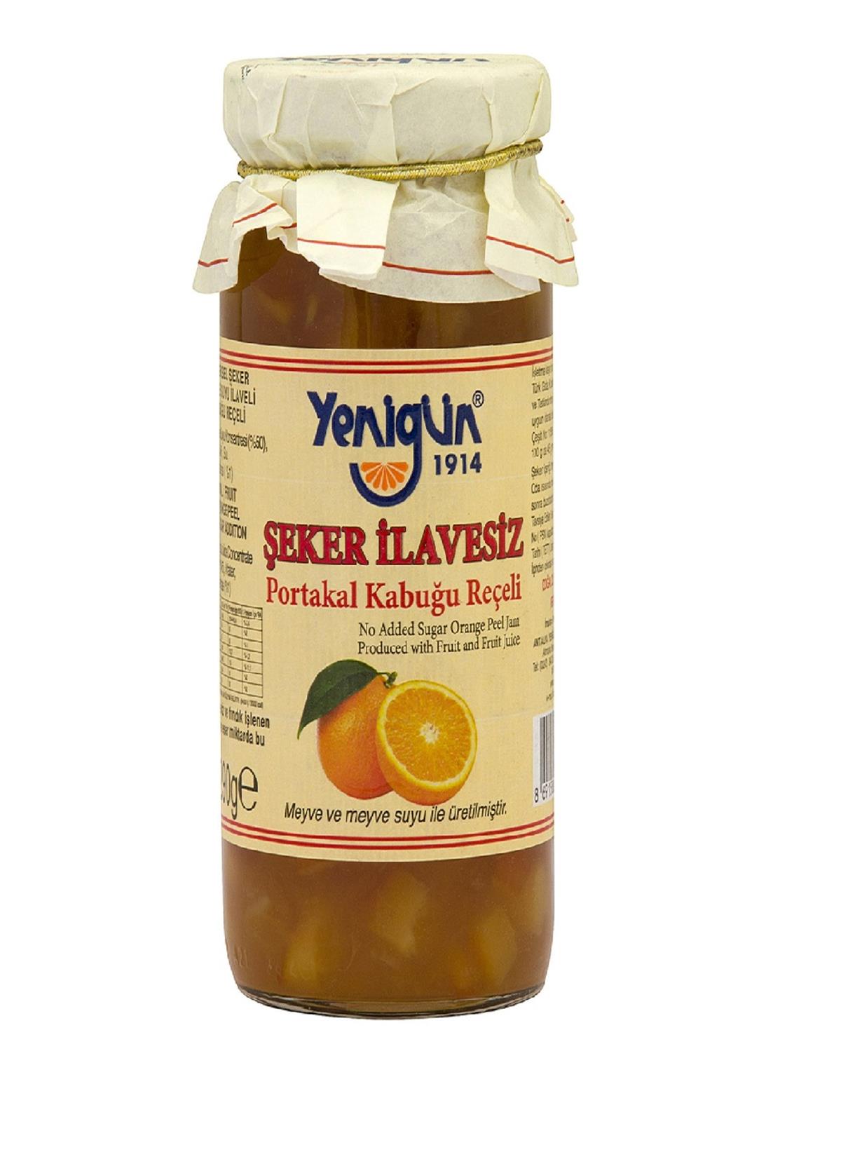 YENIGUN SEKERSIZ PORTAKAL RECELI 290GR