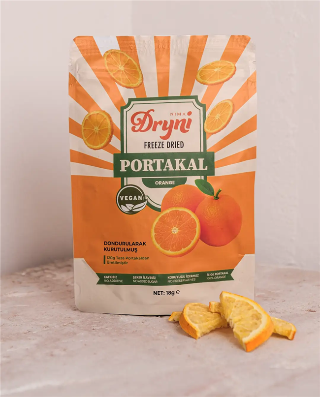 FREEZE DRIED PORTAKAL 20GR