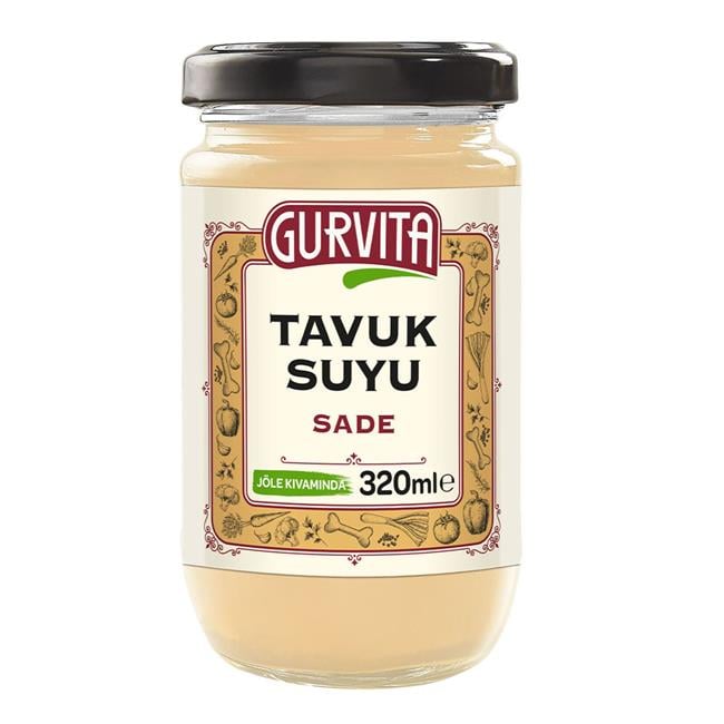 GURVITA TAVUK SUYU SADE 320 ML
