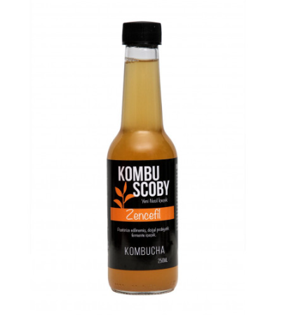 KOMBUSCOBY ZENCEFILLI KOMBUCHA 250ML