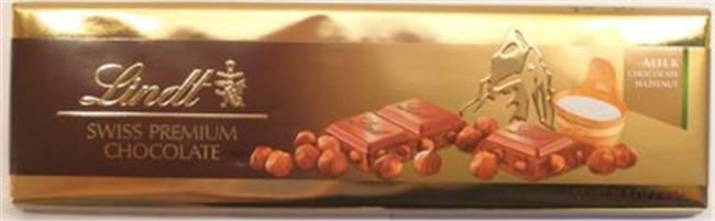 LINDT MILK HAZELNUT GOLD 300 GR
