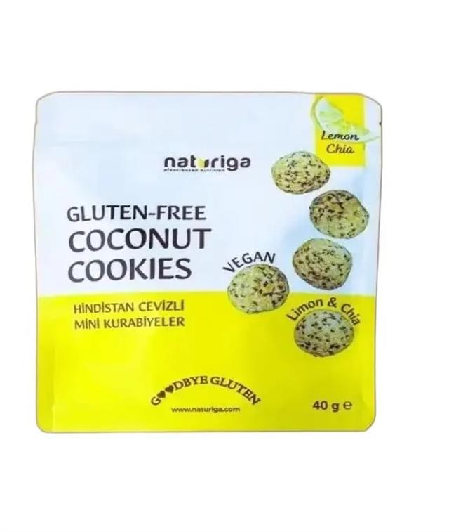 NATURIGA GLUTENSIZ MINI LIMONLU KURABIYE 40GR