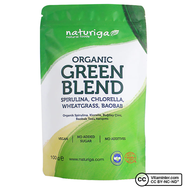 NATURIGA ORG YESIL KARISIM 100GR