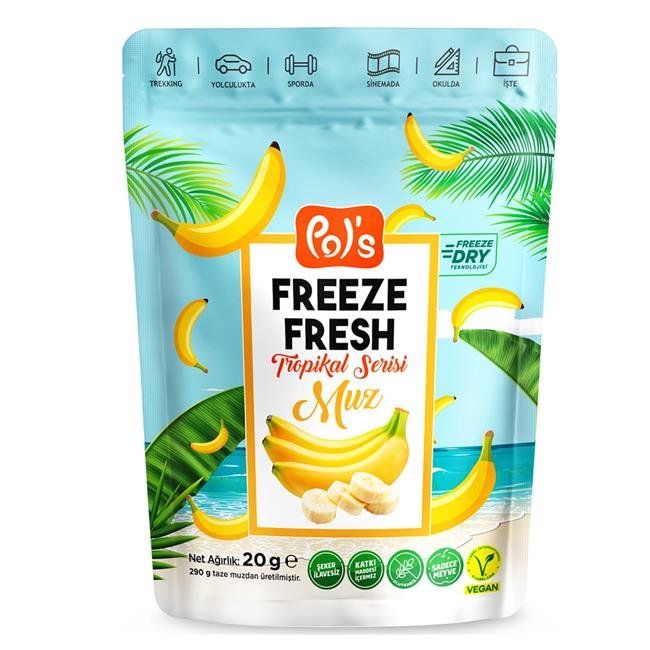POLS FREEZE FRESH TROPİKAL MUZ 20 GR