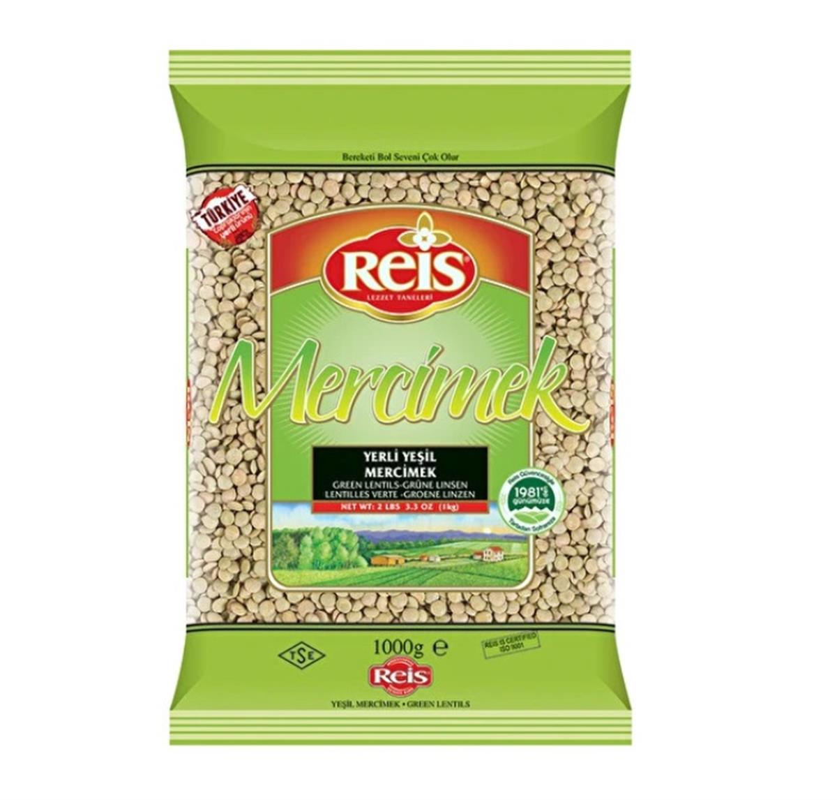 REIS YESIL MERCIMEK 1000GR