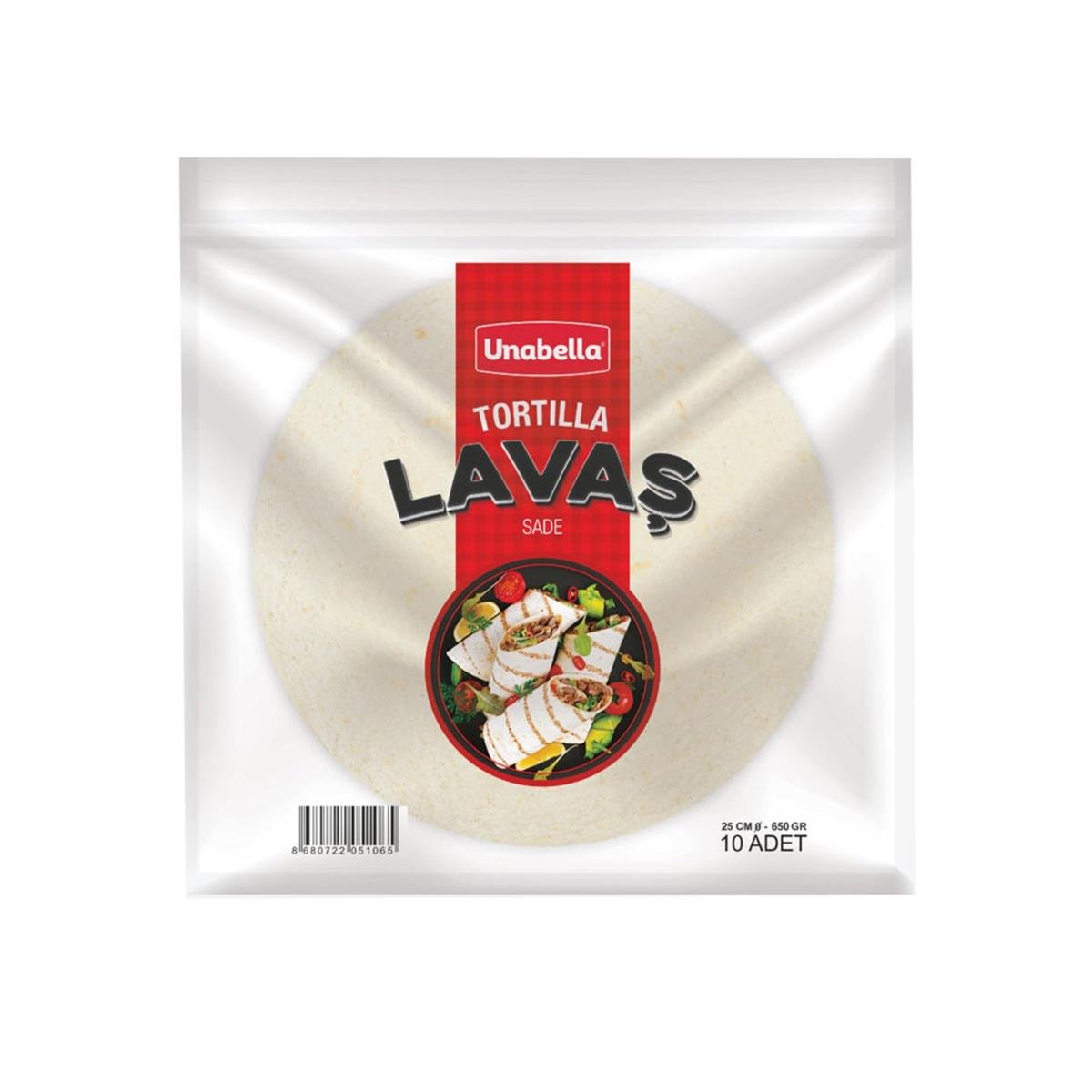 UNABELLA TORTILLA LAVAS  EKMEGI 650 GR