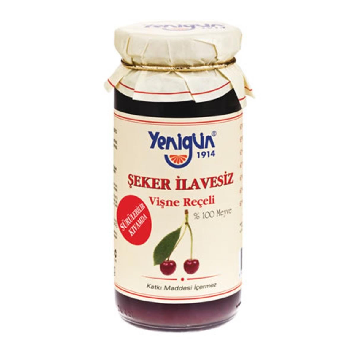 YENIGUN SEKERSIZ VISNE RECELI 290GR