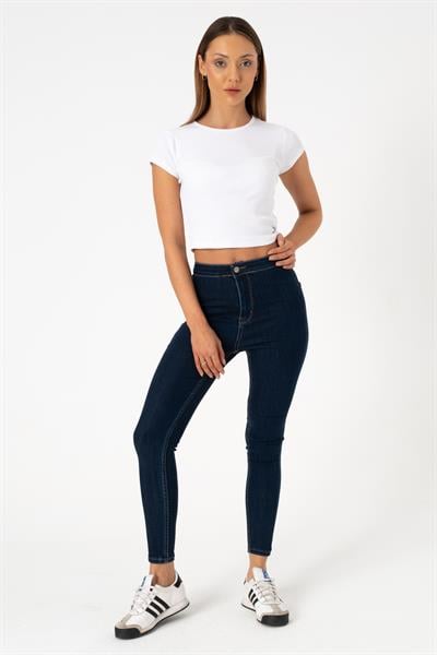 TAYT MARBEL KADIN JEAN PANTOLON