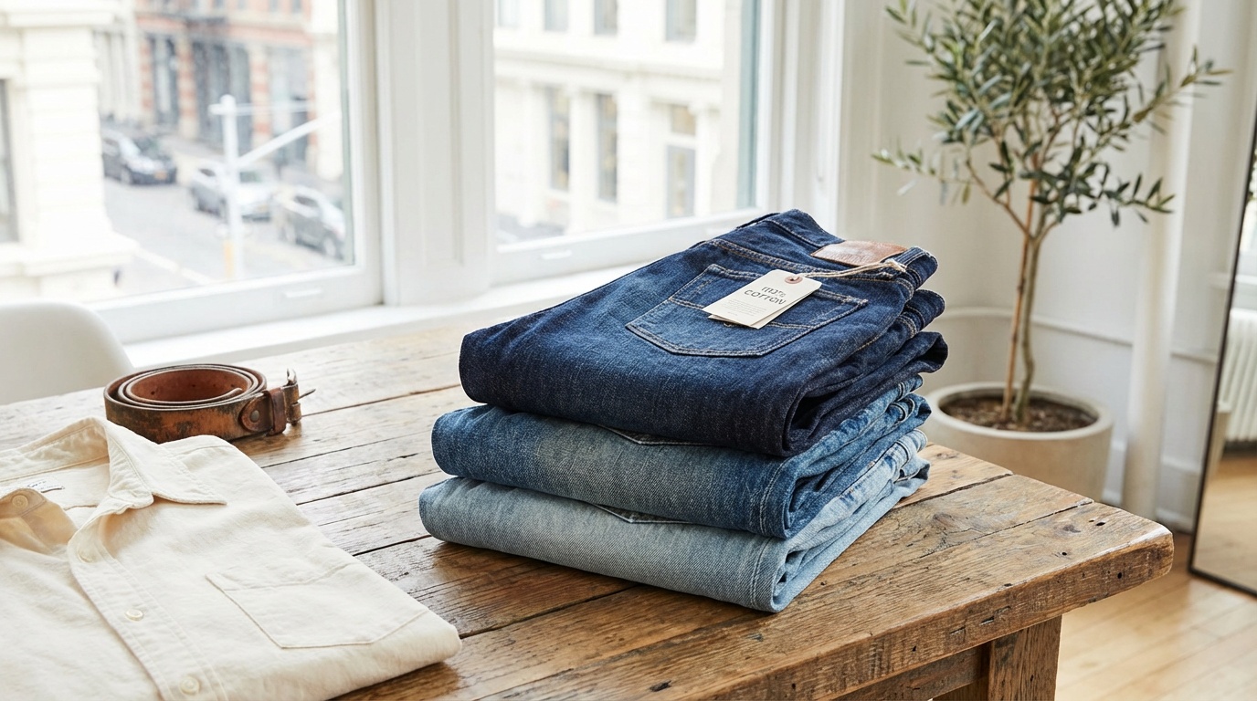 Pamuk Jean,Rahat Giyim,Şık Pantolon