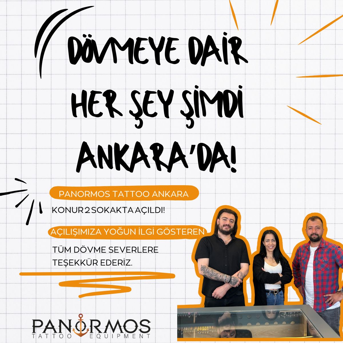 Ankara'da Dövme ve Kalıcı Makyaj Malzemeleri Arayanlar Dikkat! Panormos Tattoo Kapılarını Açtı!