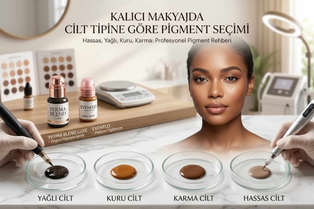 Kalıcı Makyajda Cilt Tipine Göre Pigment Seçimi